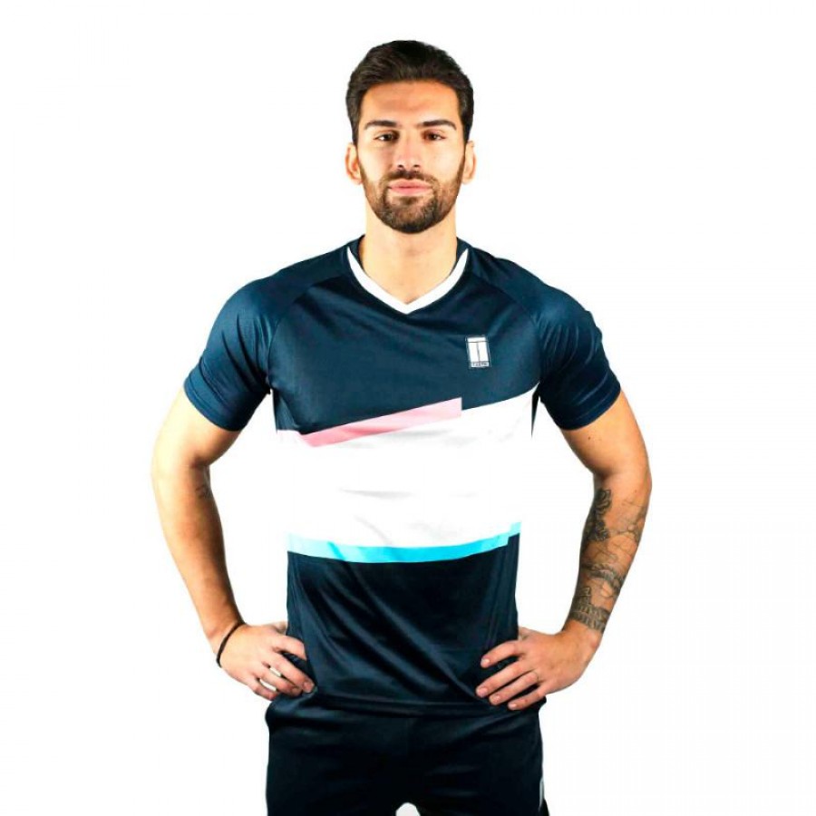 T-Shirt Cartri Bomani Bleu  Offre - Pas cher