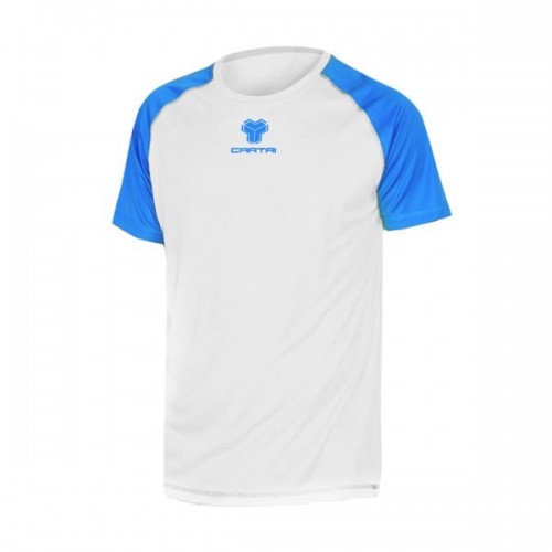Camiseta Cartri Coach 2.0 Blanco Royal Junior Camiseta Cartri Coach 2.0 Blanco Royal Junior