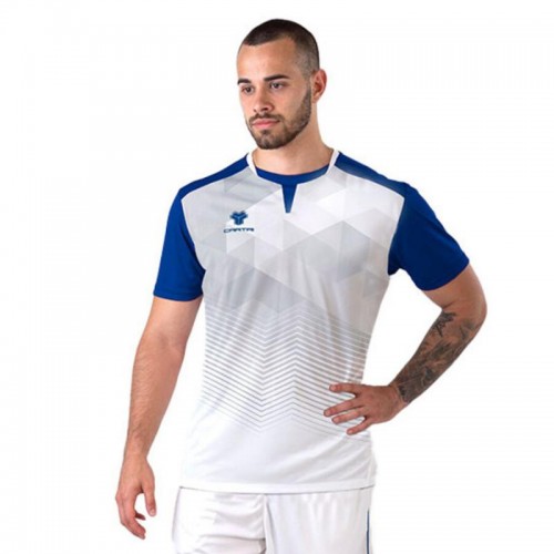 Camiseta Cartri School Blanco Azul Royal