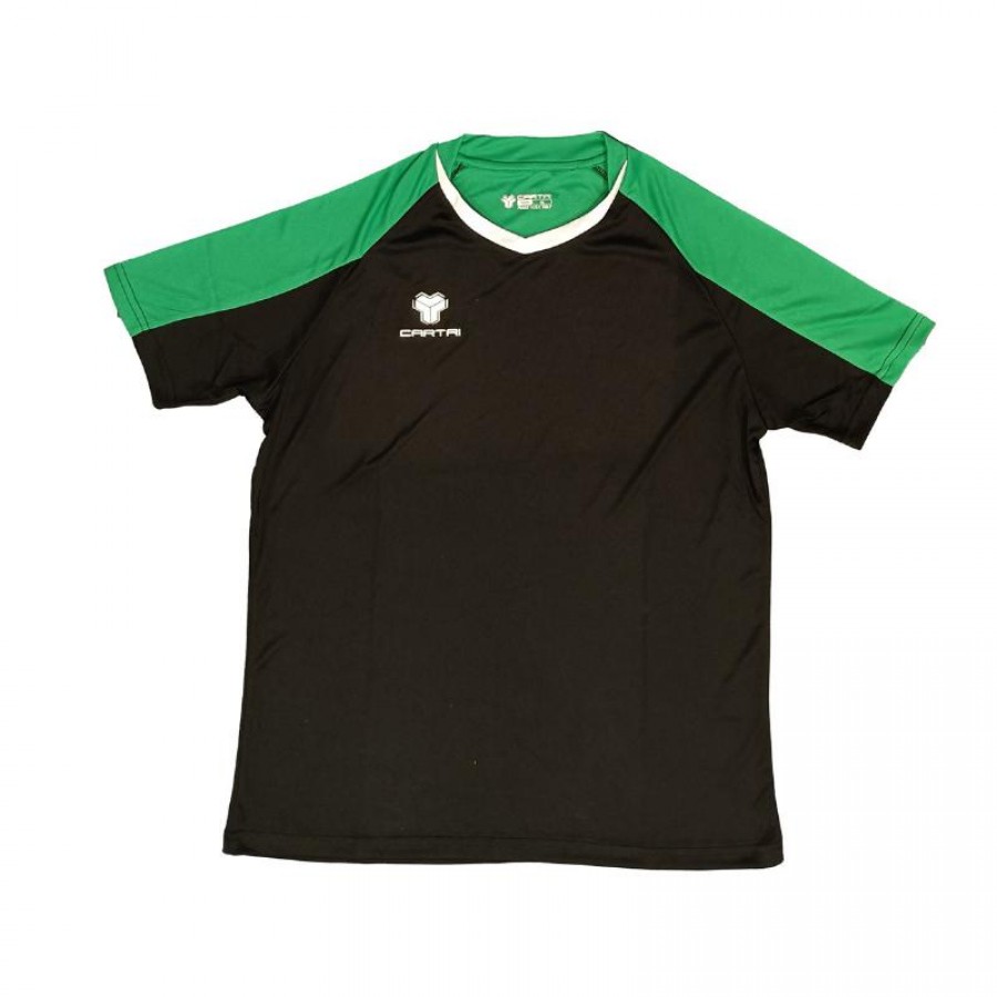 Cartri School T-Shirt Nero Verde  Offerta + Economico