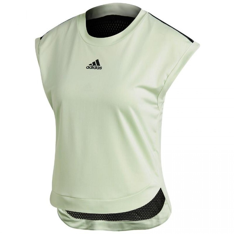Camiseta con Top Adidas New York Verde Negro - Barata Oferta Outlet