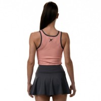 T-shirt Drop Shot Lily Corail  Offre - Pas cher