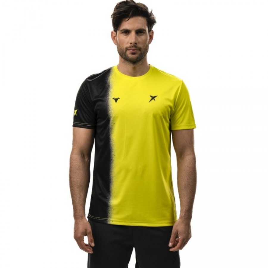 Lucas Campagnolo Cosmo Yellow Green Drop Shot T-Shirt  Offre - Pas cher