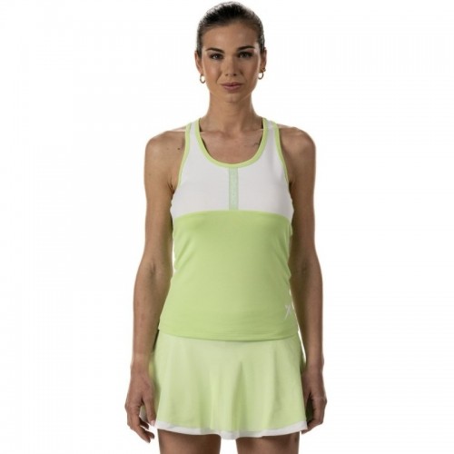 Camiseta Drop Shot Lys Verde Blanco Camiseta Drop Shot Lys Verde Blanco