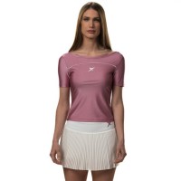 Drop Shot T-shirt blanc rose radieux  Offre - Pas cher