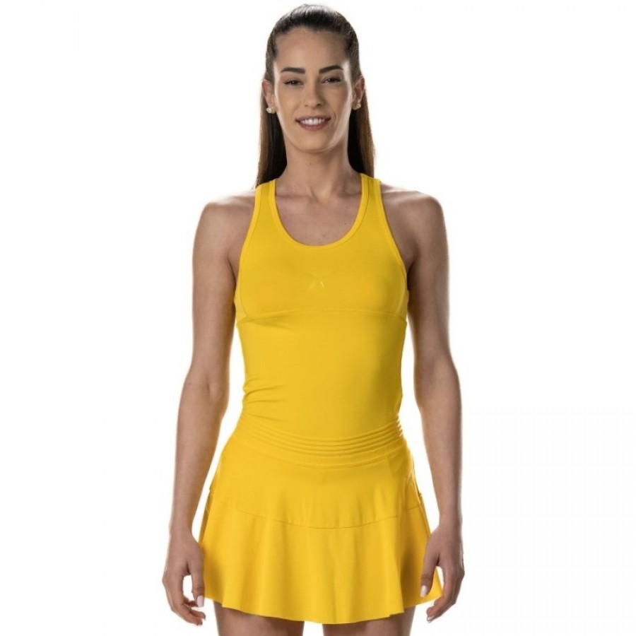 T-shirt Drop Shot Sol Jaune  Offre - Pas cher