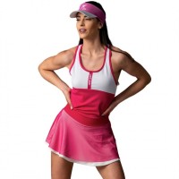 Drop Shot Sol Azalea Rose Blanc T-Shirt  Offre - Pas cher
