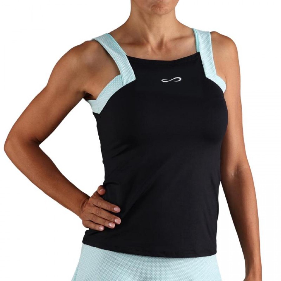 Camiseta Endless Breeze Negro Azul  Oferta + Barato