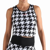 Camiseta Endless Chill Negro Houndstooth  Oferta + Barato