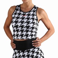 Camiseta Endless Chill Negro Houndstooth  Oferta + Barato