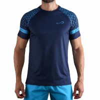Camiseta Sem Fim Geo Azul  Oferta + Barato