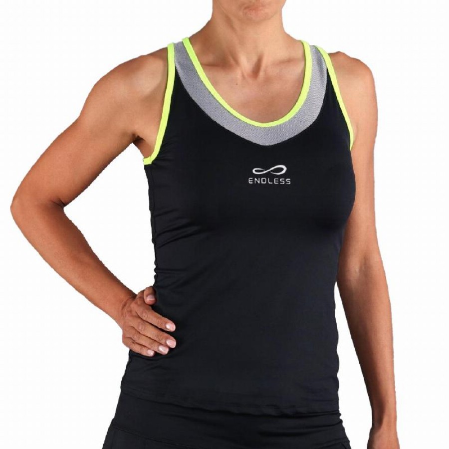 Camiseta Endless Ottey Negro  Oferta + Barato