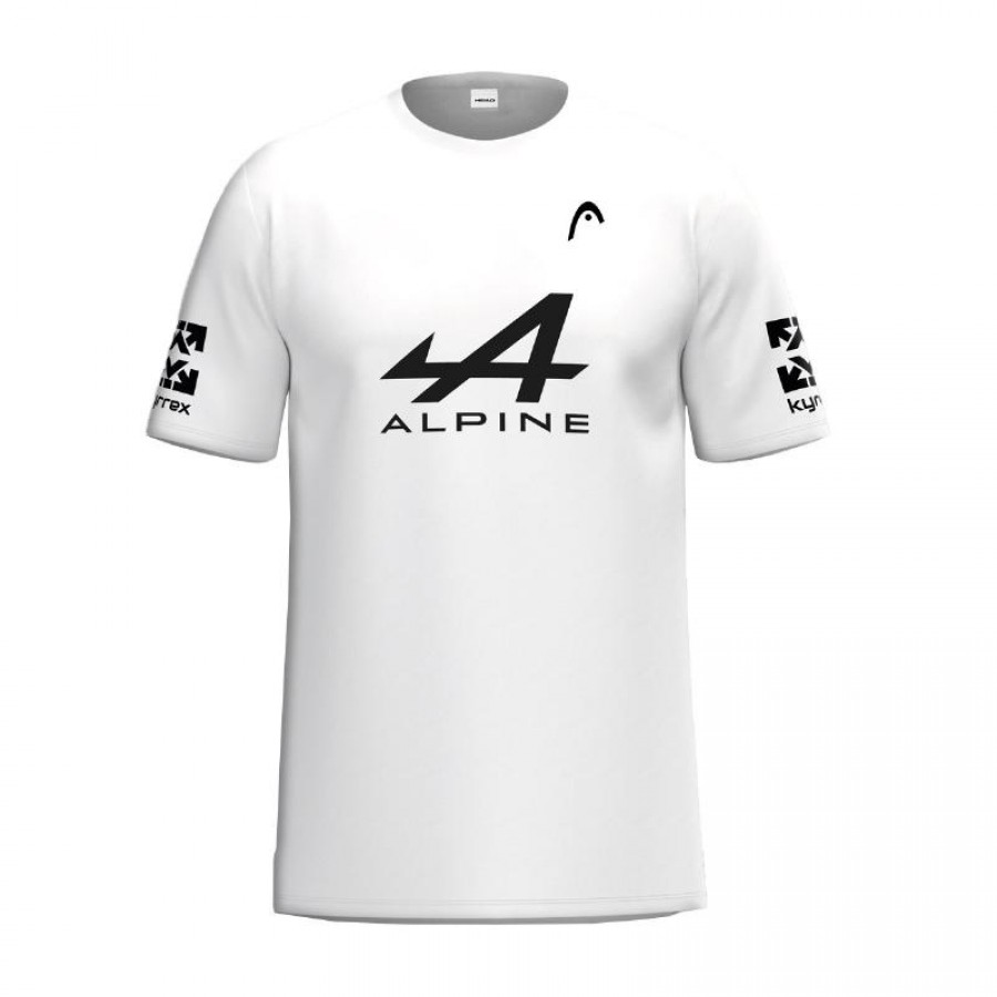 Camiseta Head Arturo Coello Blanco Negro  Oferta + Barato