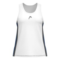 Camiseta Head Club 25 Blanco Azul Royal Junior  Oferta + Barato