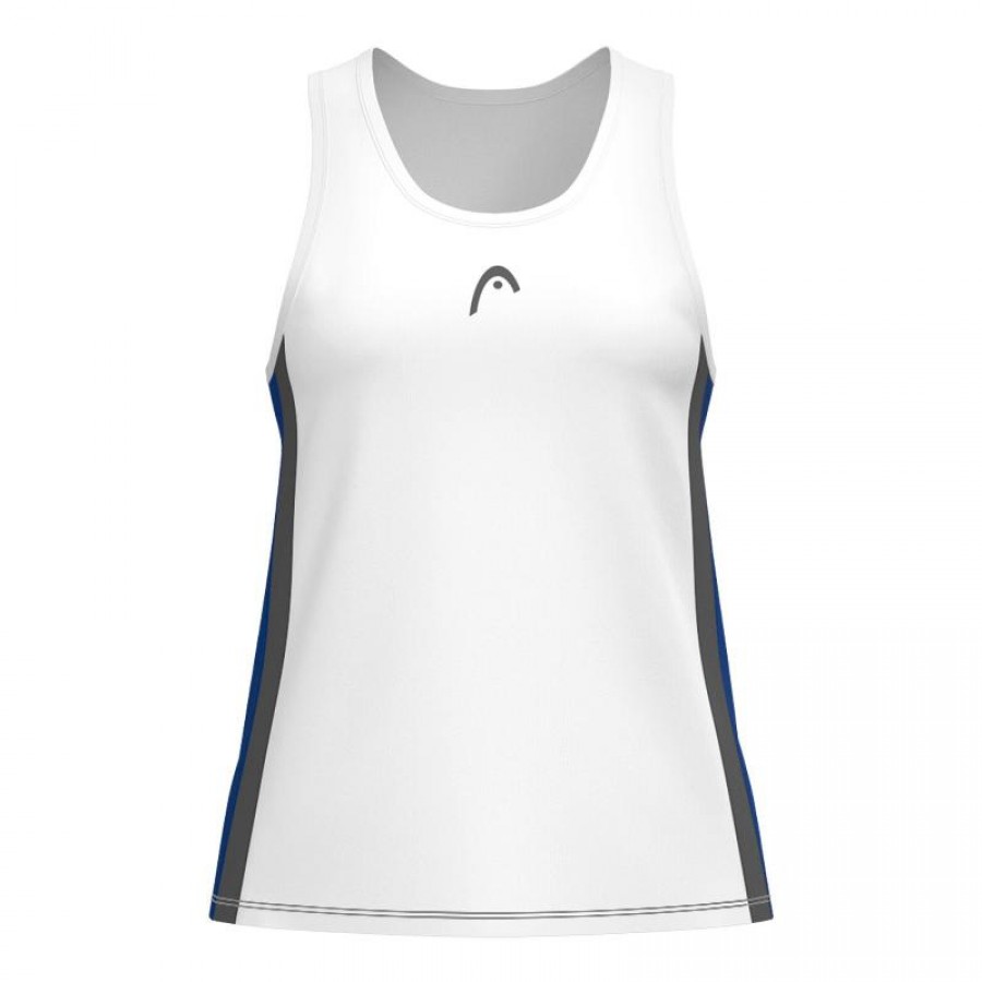 Camiseta Head Club 25 Blanco Azul Royal Junior  Oferta + Barato