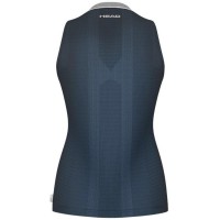 Head Performance Navy Blue Silver Maglietta da donna  Offerta + Economico