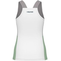 Camiseta Head Play Tech Verde Blanco Mujer  Oferta + Barato