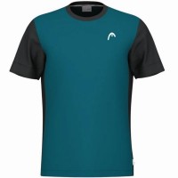 Camiseta Head Slice Azul Teal  Oferta + Barato