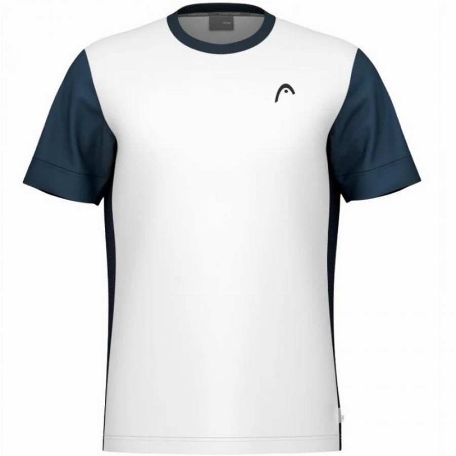 Camiseta Head Slice Blanco Azul Marino  Oferta + Barato