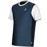 Camiseta Head Slice Marino Blanco  Oferta + Barato