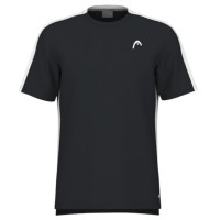 Camiseta Head Slice Negro Junior  Oferta + Barato