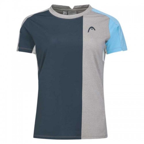 Camiseta Head Tech Gris Marino Mujer Camiseta Head Tech Gris Marino Mujer