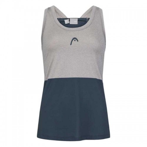 Camiseta Head Tech Top Gris Marino Mujer Camiseta Head Tech Top Gris Marino Mujer