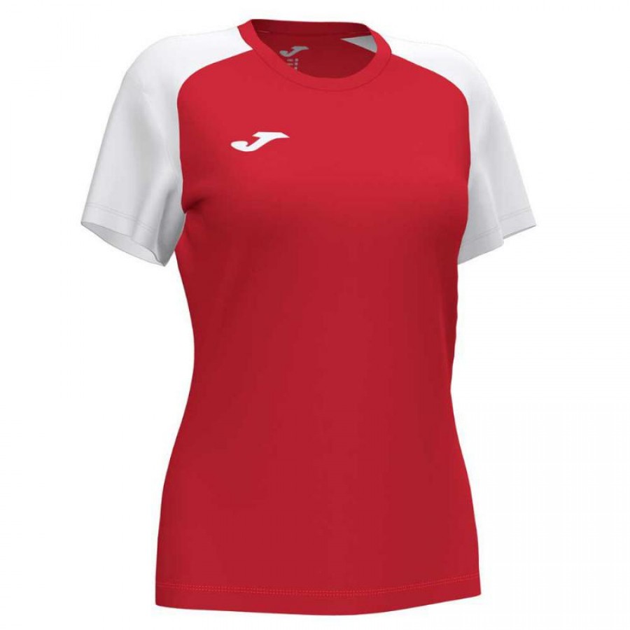 Camiseta Joma Academy IV Rojo Blanco Mujer  Oferta + Barato