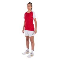 Camiseta Joma Academy IV Rojo Blanco Mujer  Oferta + Barato