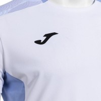 Camiseta Joma Challenge Blanco Azul Claro