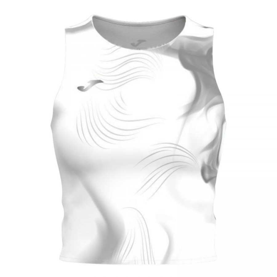 Camiseta Joma R Night Sleeveless Blanco Mujer