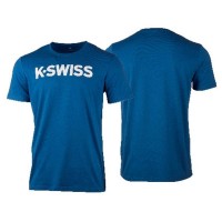 Kswiss Core Maglietta Blu Bianco  Offerta + Economico