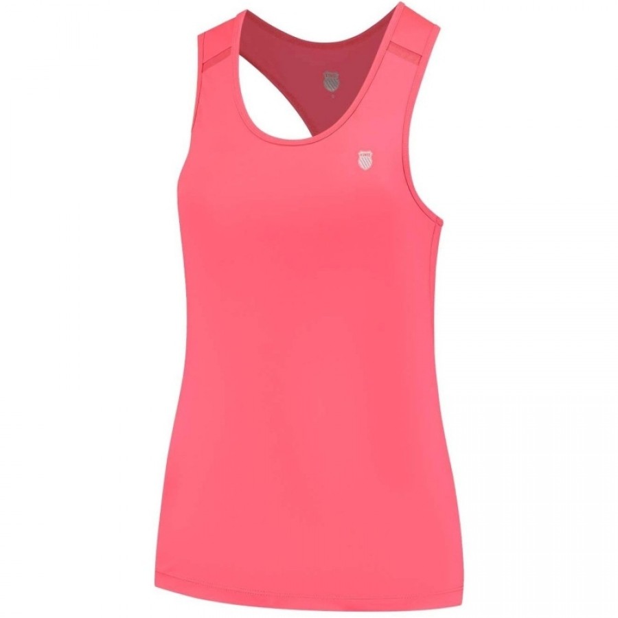 Camiseta Kswiss Tirantes Hypercourt 4 Rosa Mujer  Oferta + Barato
