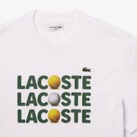 T-shirt Lacoste in cotone bianco  Offerta + Economico