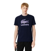 Camiseta Lacoste Daniil Medvedev Tenis Azul Marino  Oferta + Barato