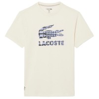 Camiseta Lacoste Daniil Medvedev Tenis Blanco Roto  Oferta + Barato