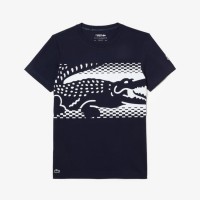 Camiseta Lacoste Novak Djokovic Azul Marino  Oferta + Barato