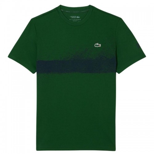 Camiseta Lacoste Novak Djokovic Verde Azul Marino Camiseta Lacoste Novak Djokovic Verde Azul Marino
