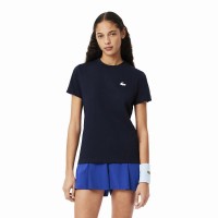 Camiseta Lacoste Sport Azul Marino Mujer  Oferta + Barato