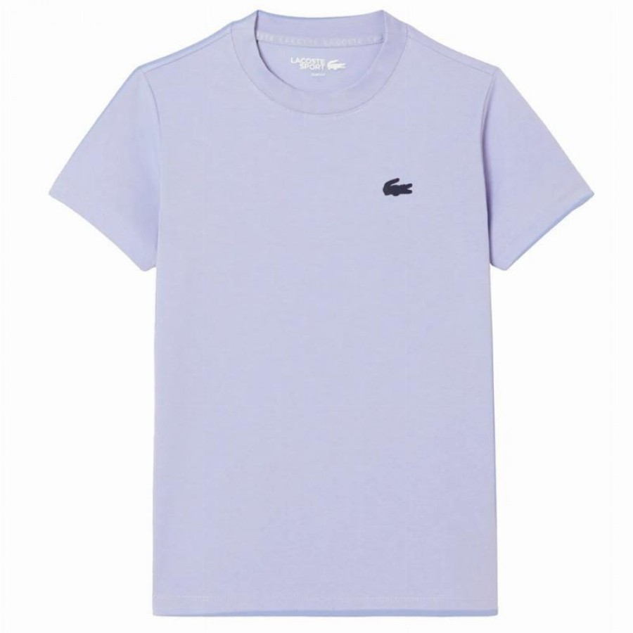 Camiseta Lacoste Sport Azul Violeta Mujer  Oferta + Barato