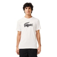 Lacoste Sport T-Shirt Bianco Nero  Offerta + Economico