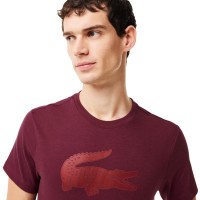 Maglietta Lacoste Sport Borgogna  Offerta + Economico