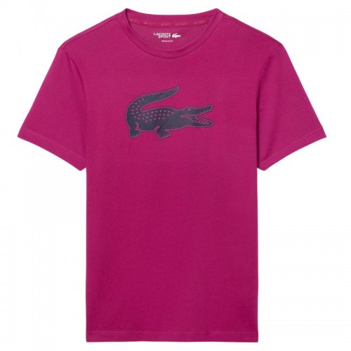 Camiseta Lacoste Sport Fucsia Azul Marino