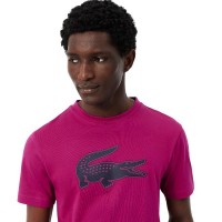 Camiseta Lacoste Sport Fucsia Azul Marino