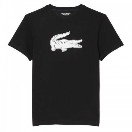 Camiseta Lacoste Sport Negro Blanco