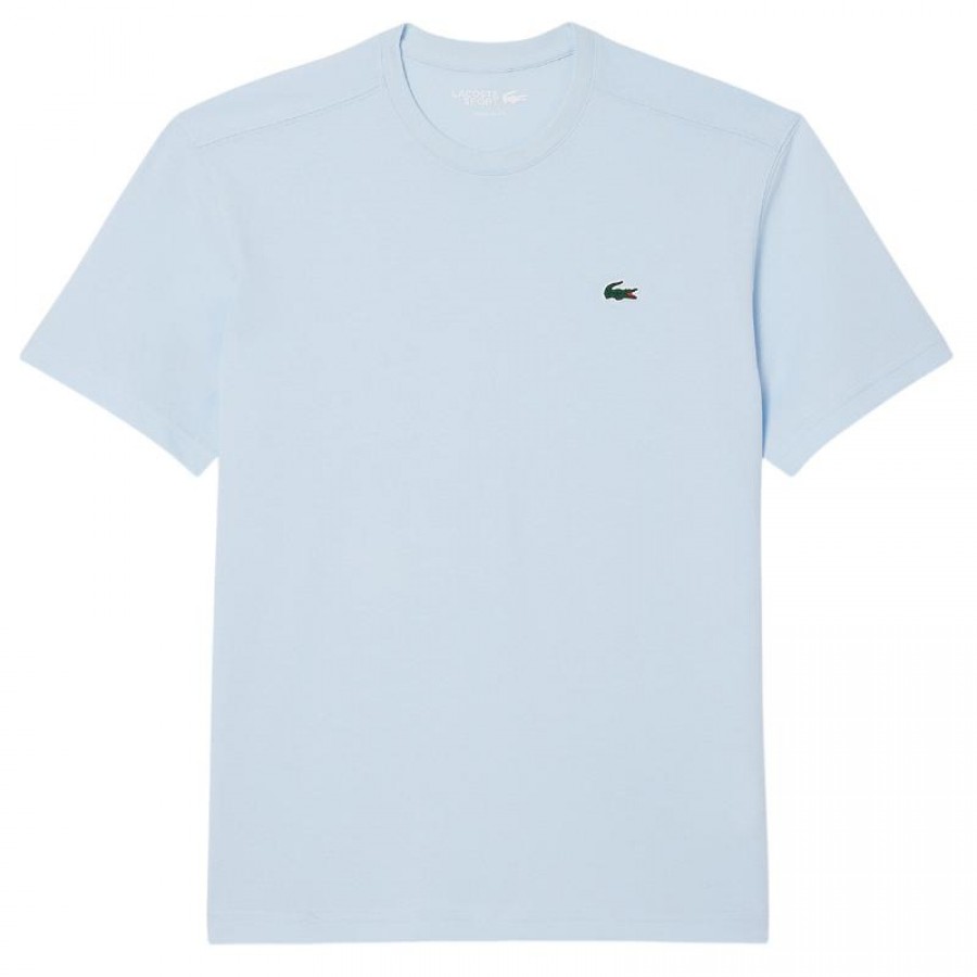 Camiseta Lacoste Sport Regular Fit Azul Claro  Oferta + Barato