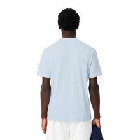 Camiseta Lacoste Sport Regular Fit Azul Claro  Oferta + Barato