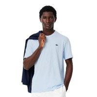 Camiseta Lacoste Sport Regular Fit Azul Claro  Oferta + Barato