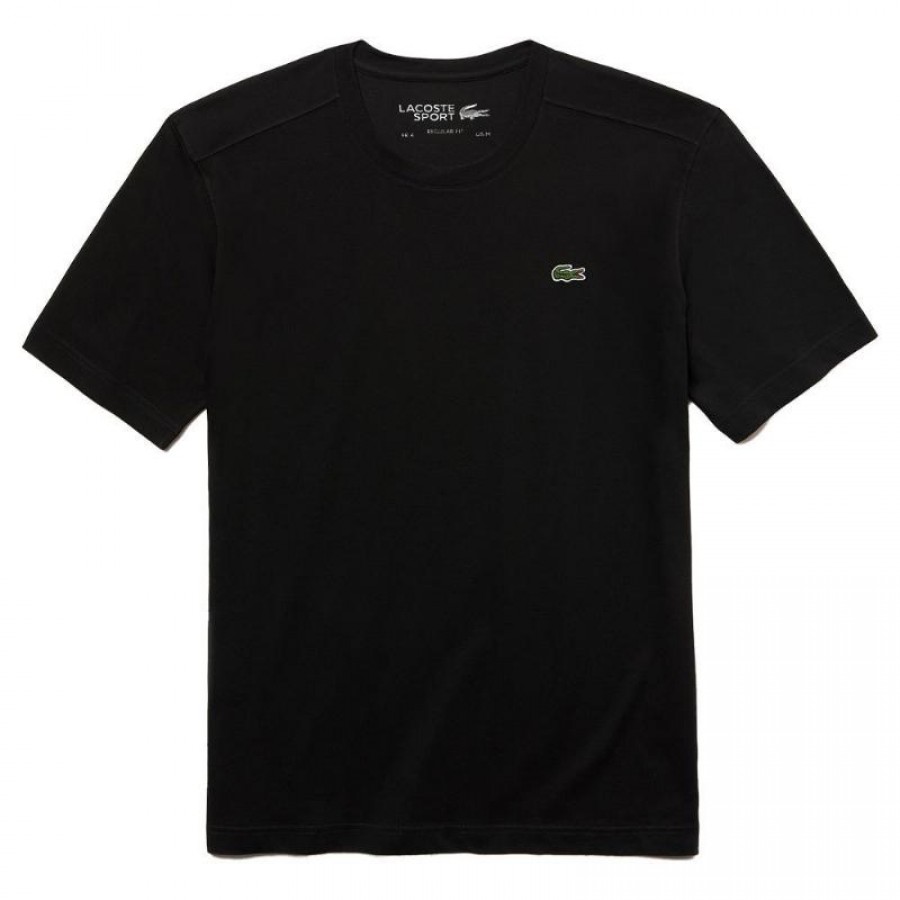 Lacoste Sport Regular Fit Black T-Shirt  Offer + Cheap