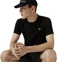 Lacoste Sport Regular Fit Black T-Shirt  Offer + Cheap